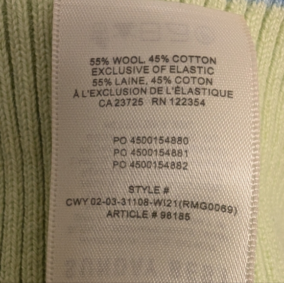 Sunday Best Blue and Green Floral Oversize Sweater Women's 2 (Med) - Picture 5 of 5